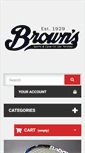 Mobile Screenshot of brownssports.com